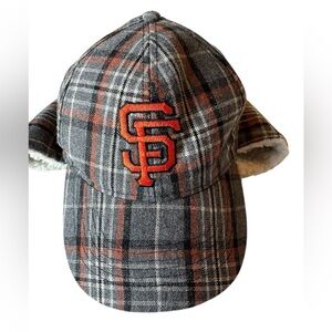 San Francisco Giants Plaid Central Oregon Sherpa Hunter’s Baseball Hat Promo OS